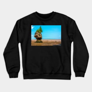 Hopewell Rocks, New Brunswick Canada Crewneck Sweatshirt